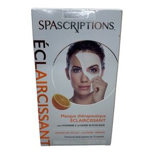 Spa‎ Scriptions Brightening Spa Treatment Mask Facial Skin Therapy Vitamin C